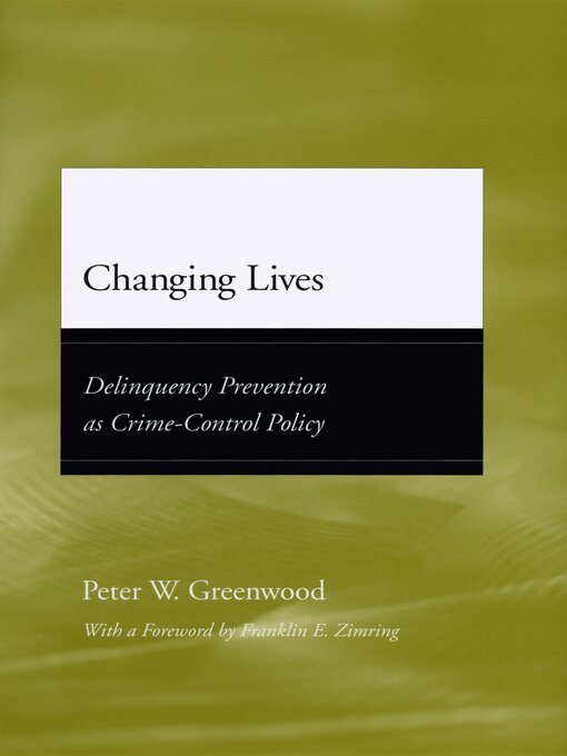 Title details for Changing Lives by Peter W. Greenwood - Available